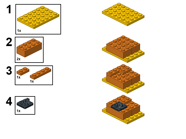 レゴ 10698 ショベルカー 作り方