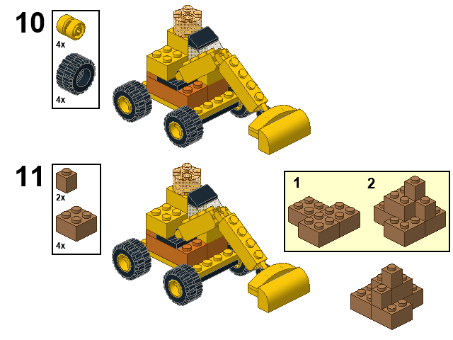 レゴ Lego ショベルカーの作り方 説明書